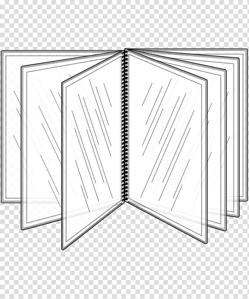 Paper Spiral Angle Line Coil binding, cover menu transparent background PNG clipart