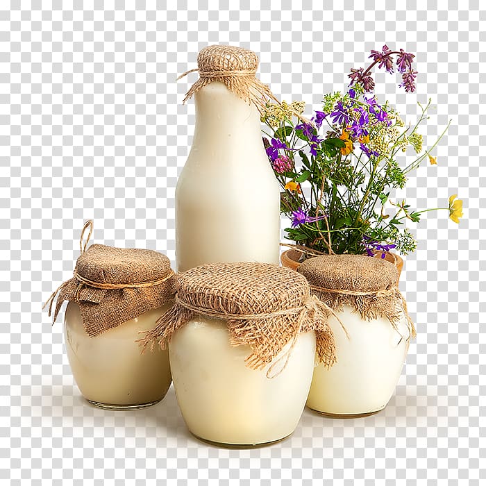 Milk Kefir Ryazhenka Cream Dairy Products, milk transparent background PNG clipart