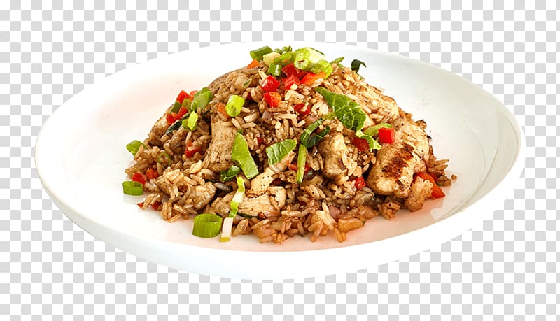 Thai fried rice Arroz chaufa Peruvian cuisine Pilaf, chicken transparent background PNG clipart