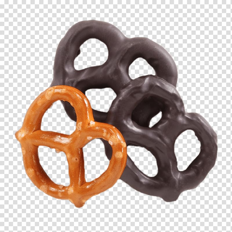 pretzel desserts, Chocolate Pretzels transparent background PNG clipart