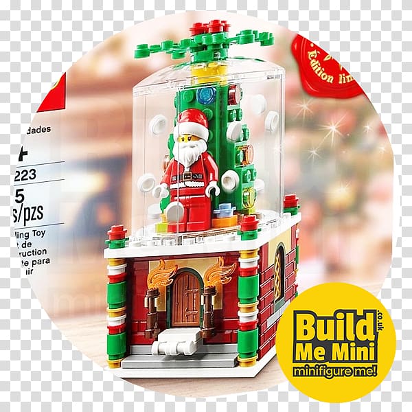 LEGO 40223, Santa Christmas Snowglobe, Limited Edition Store Exclusive Santa Claus Snow Globes Amazon.com, mini world globe centerpieces transparent background PNG clipart