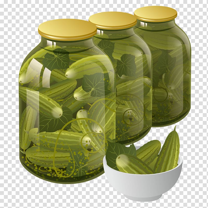 Pickled cucumber Sushi Tikka, pickled cucumbers transparent background PNG clipart