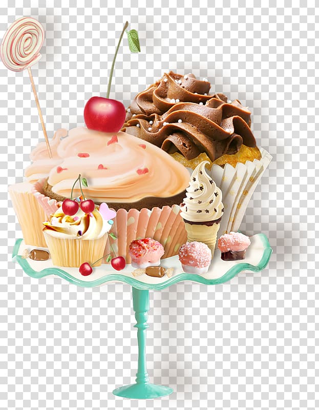 Cupcake Chocolate cake Birthday cake Milk Bakery, Birthday Cake transparent background PNG clipart