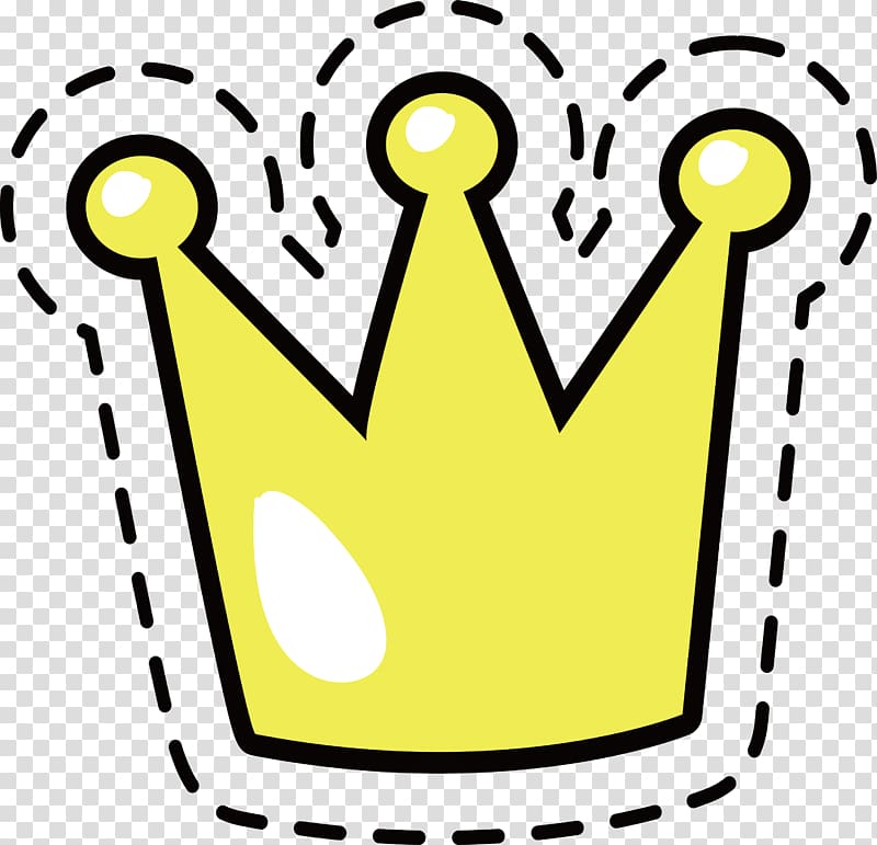 Cartoon crown transparent background PNG clipart