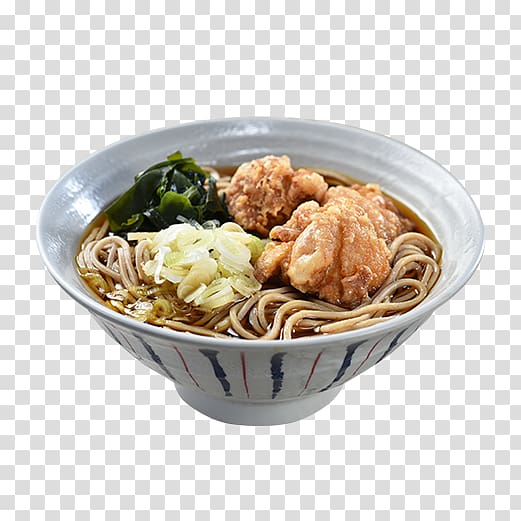 Okinawa soba Ramen Chinese noodles Karaage Lamian, letinous edodes seaweed soup transparent background PNG clipart