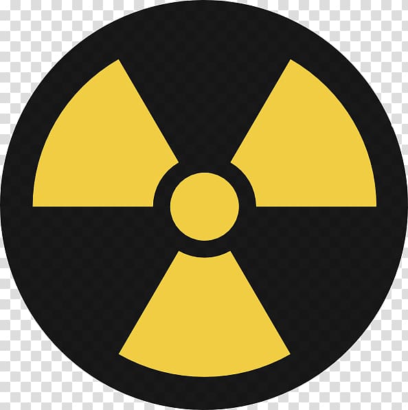 Nuclear power Nuclear weapon Symbol , Hazardous Waste transparent background PNG clipart