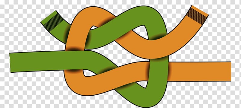 Reef knot Granny knot Rope Sheet bend, rope transparent background PNG clipart