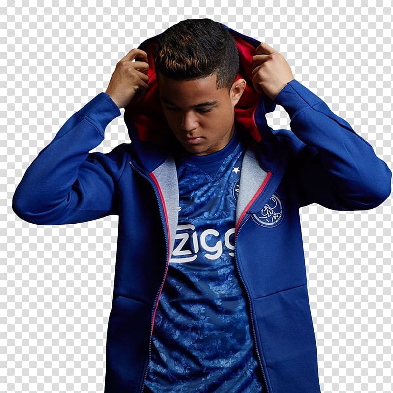 Justin Kluivert AFC Ajax 1994–95 UEFA Champions League Hoodie PEC Zwolle, Pogba France transparent background PNG clipart