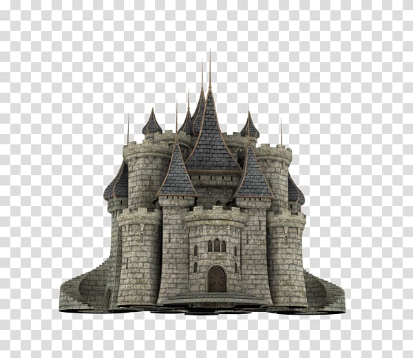 Middle Ages Castle, Fantasy Castle HD transparent background PNG clipart