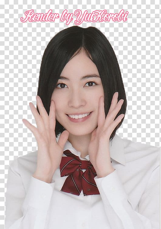 Jurina Matsui Black hair Hair coloring Hime cut, others transparent background PNG clipart