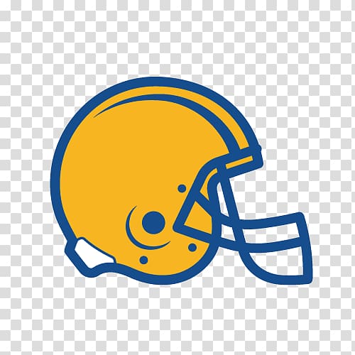 Football helmet , Yellow helmet logo transparent background PNG clipart