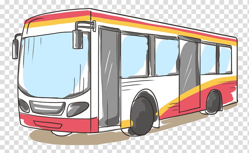 Bus Cartoon, Cartoon Bus transparent background PNG clipart