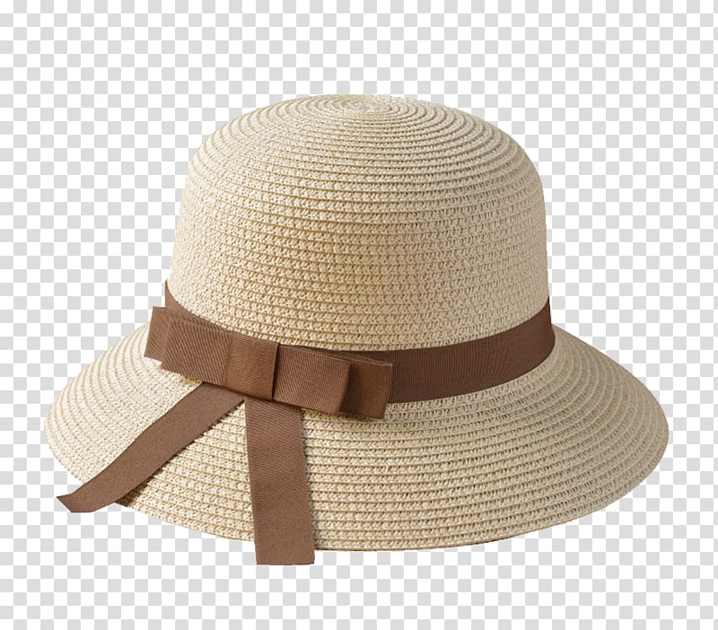 Straw hat Visor, Ms. hat transparent background PNG clipart