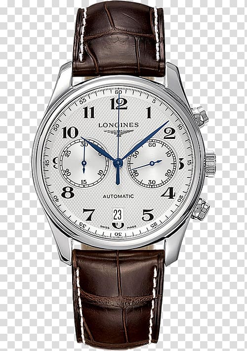 Longines Tissot Automatic watch Chronograph, watch transparent background PNG clipart