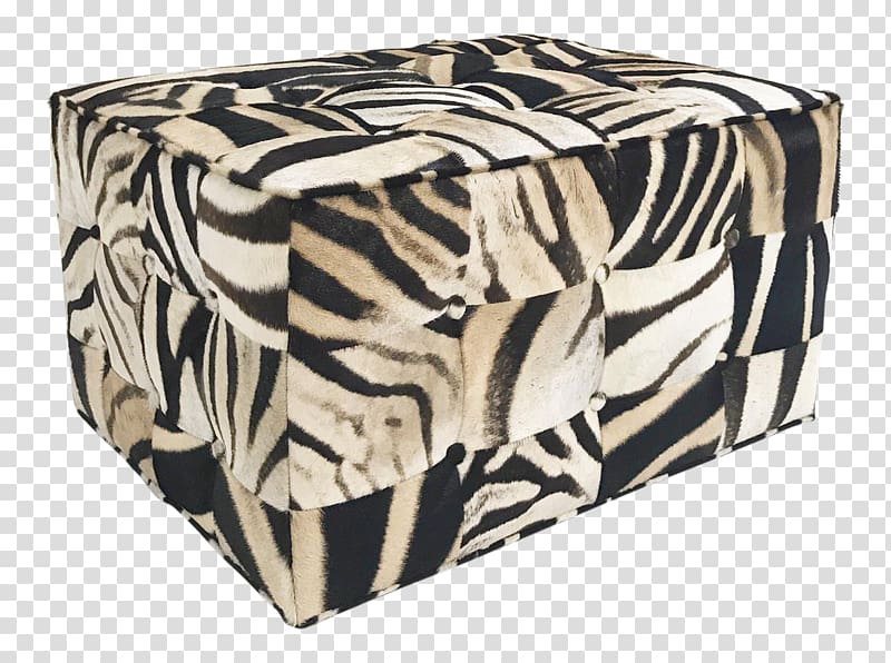 Foot Rests Footstool Cowhide Pillow Zebra, patchwork transparent background PNG clipart