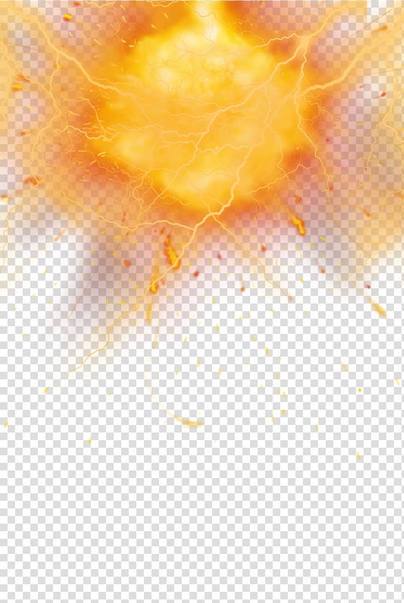 explosion and thunder illustration, Explosion Lightning, Explosion lightning effects transparent background PNG clipart