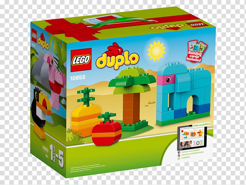 LEGO 10853 DUPLO Creative Builder Box Lego Duplo Toy Construction set, toy transparent background PNG clipart