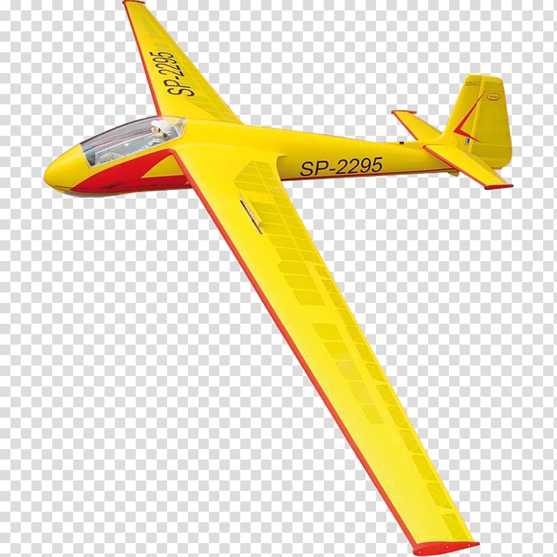 Motor glider Radio-controlled aircraft Propeller Monoplane, aircraft transparent background PNG clipart