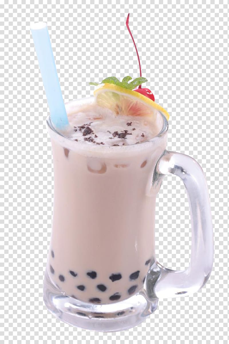 Ice cream Bubble tea Coffee Thai tea, Frozen Drink Oreo Milk Tea transparent background PNG clipart