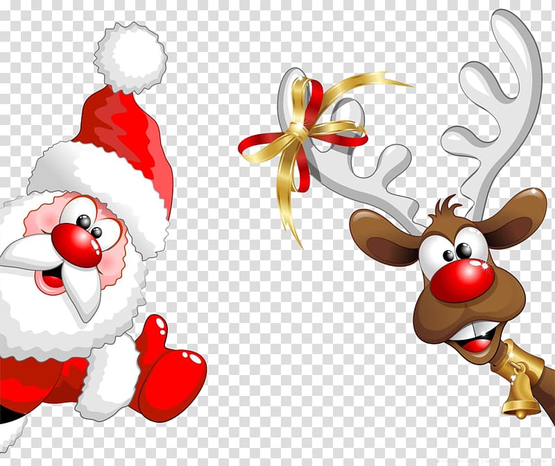 Santa Claus Rudolph , Santa Claus transparent background PNG clipart