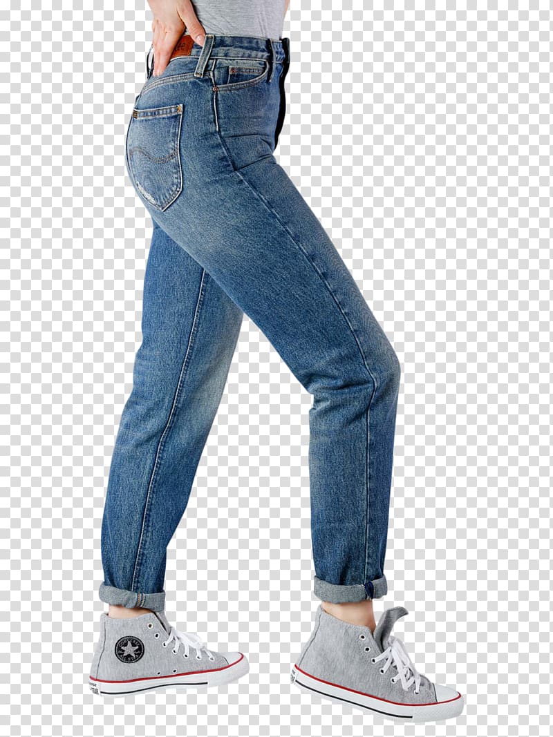 Mom jeans Denim Boyfriend Lee, jeans transparent background PNG clipart