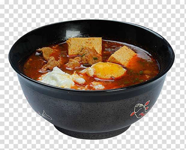 Curry Sundubu-jjigae Gravy Bowl Soup, others transparent background PNG clipart