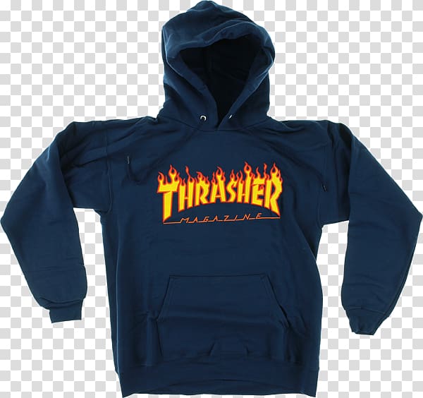 Hoodie Thrasher Sweater Bluza T-shirt, T-shirt transparent background PNG clipart