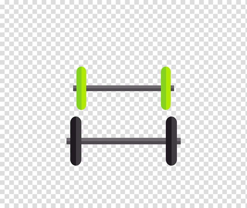 Green Dumbbell Exercise equipment, black and green fitness equipment dumbbell group transparent background PNG clipart