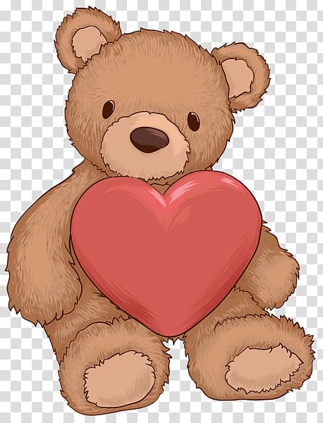 Teddy bear Heart Cuteness , Preschool Bear transparent background PNG clipart