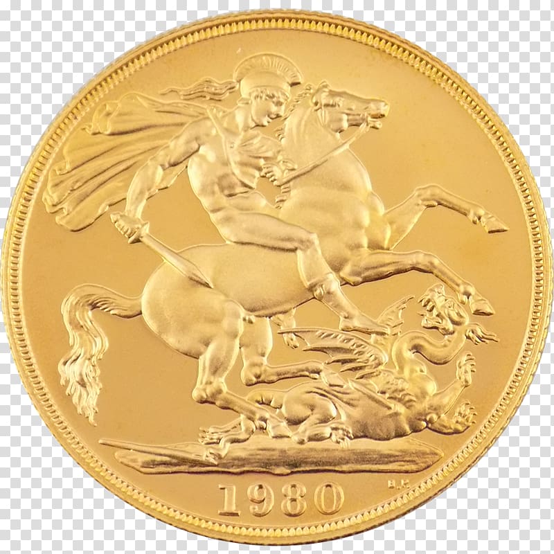 Gold coin Gold coin Sovereign Silver, Coin transparent background PNG clipart