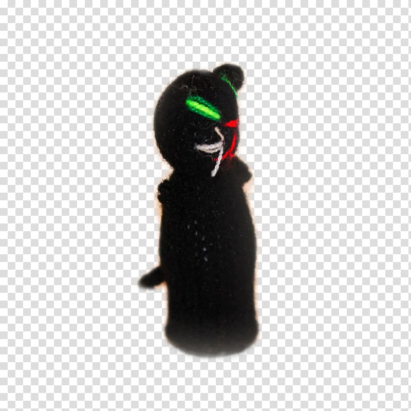 Finger puppet Toy Black cat, toy transparent background PNG clipart