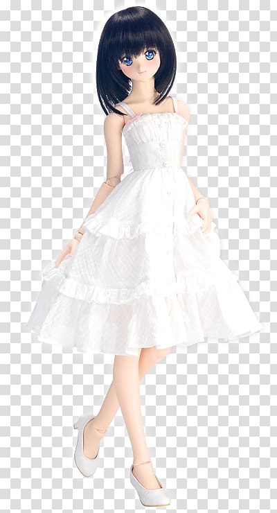 Wedding dress Shoulder Party dress Cocktail dress, dream doll transparent background PNG clipart