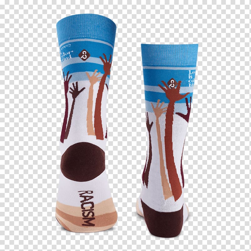 Racism Human leg Foundation Sock, racial discrimination transparent background PNG clipart