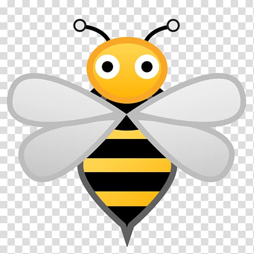 Western honey bee Snake VS Bricks, Emoji Version Emojipedia, bee transparent background PNG clipart