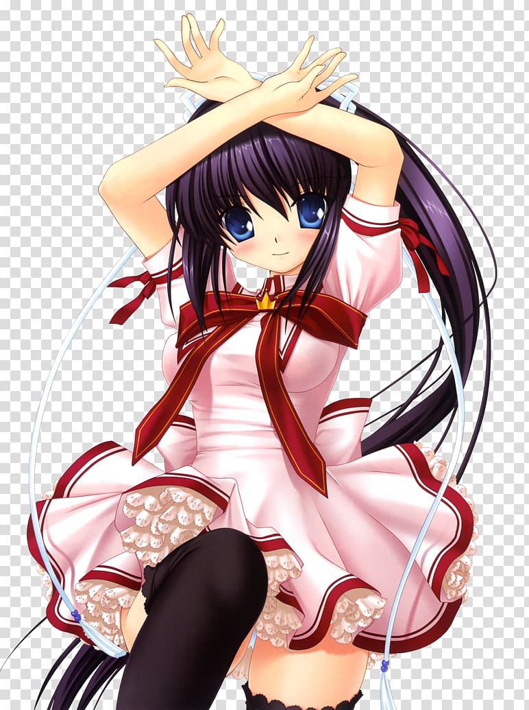 Rewrite Key Kanon Visual Art\'s Character, asian girl transparent background PNG clipart