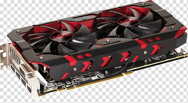 Graphics Cards & Video Adapters AMD Radeon 400 series PowerColor GDDR5 SDRAM, dragon msi transparent background PNG clipart