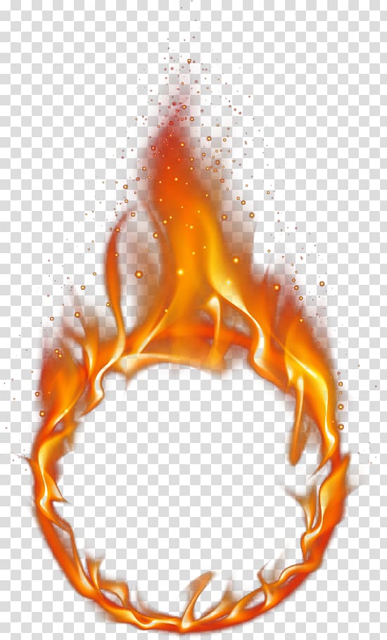 round fire art, Flame Fire Combustion, Ring of Fire transparent background PNG clipart