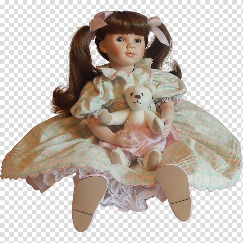 Bisque doll Porcelain Collectable Figurine, doll transparent background PNG clipart