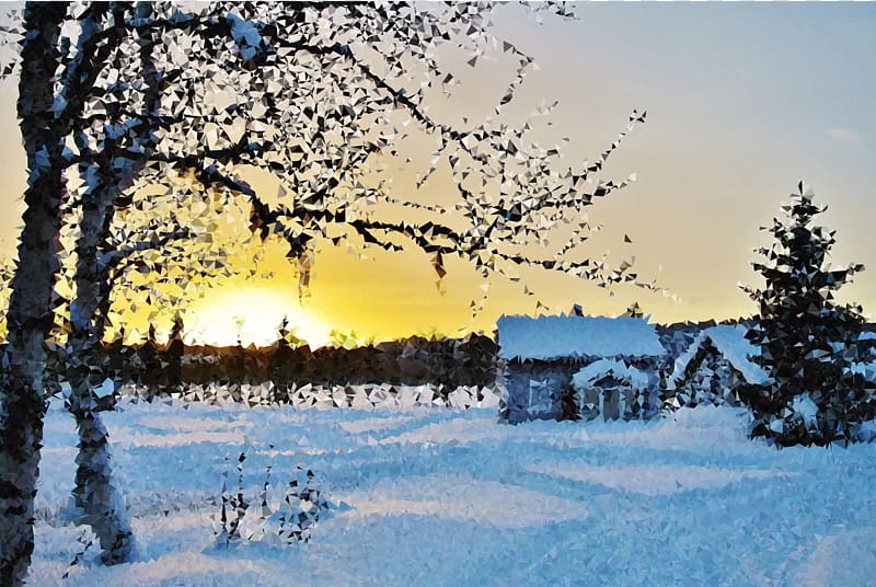 Cottage Snow Interior Design Services House, Snowy Cottage transparent background PNG clipart