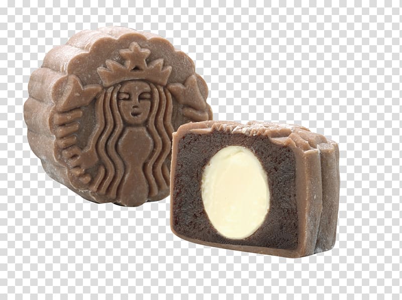 Praline Chocolate truffle Mooncake Coffee Starbucks, Coffee transparent background PNG clipart