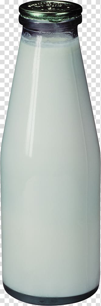 Coconut milk Kefir Milk bottle, milk transparent background PNG clipart