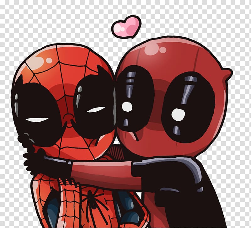 Deadpool Spider-Man Marvel Comics Iron Man, cute baby wearing a superman costume transparent background PNG clipart