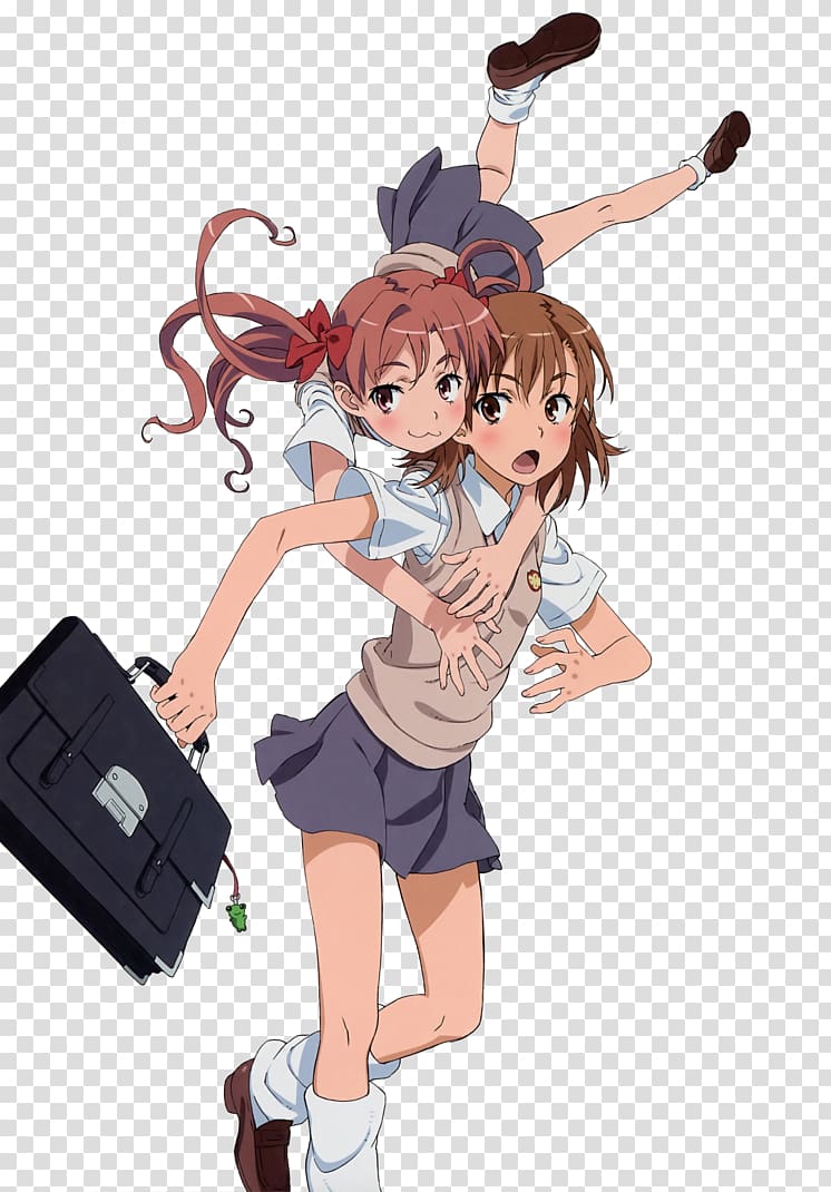 Mikoto Misaka Kuroko Shirai Accelerator A Certain Scientific Railgun A Certain Magical Index, Anime transparent background PNG clipart