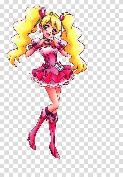 Love Momozono Setsuna Higashi Miki Aono Inori Yamabuki Pretty Cure, love peach transparent background PNG clipart