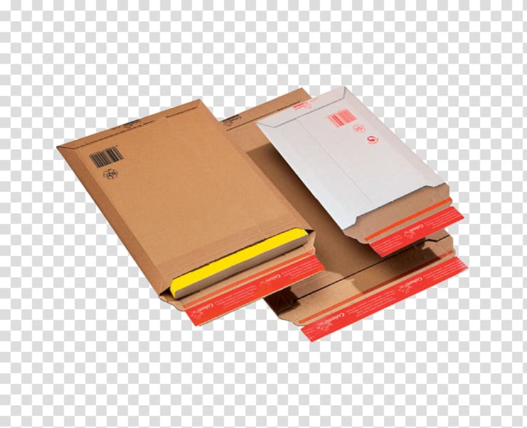 cardboard Envelope Packaging and labeling Corrugated fiberboard Versandtasche, Envelope transparent background PNG clipart
