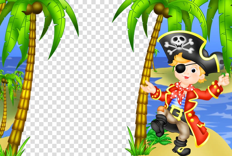 frame Piracy Child , Pirate Frame transparent background PNG clipart