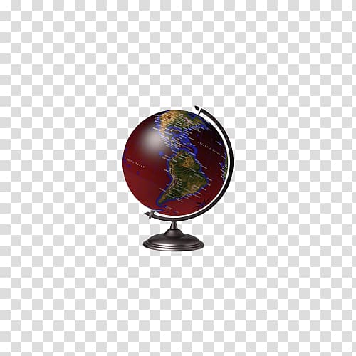 Icon, Red Globe transparent background PNG clipart