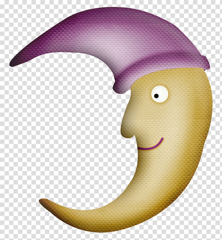 Cartoon Purple , Cartoon moon transparent background PNG clipart