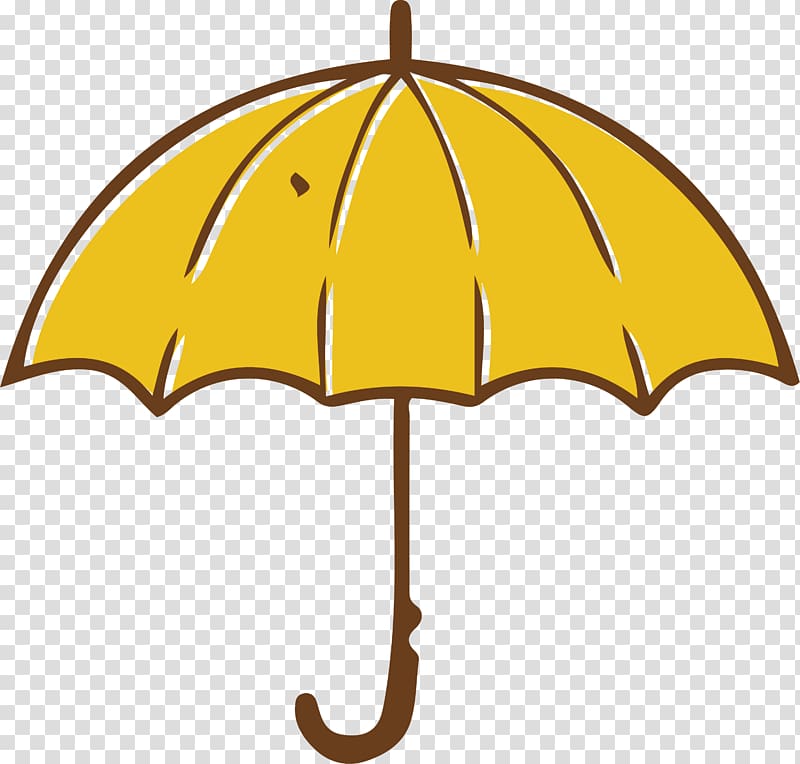 Umbrella Yellow , Yellow umbrella transparent background PNG clipart