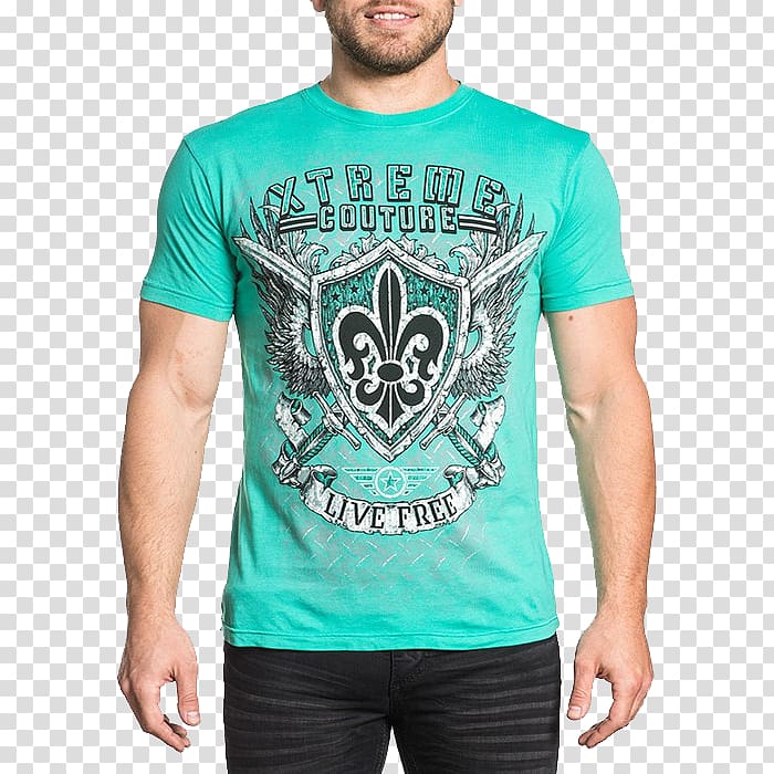 T-shirt Affliction Clothing Sleeve, T-shirt transparent background PNG clipart